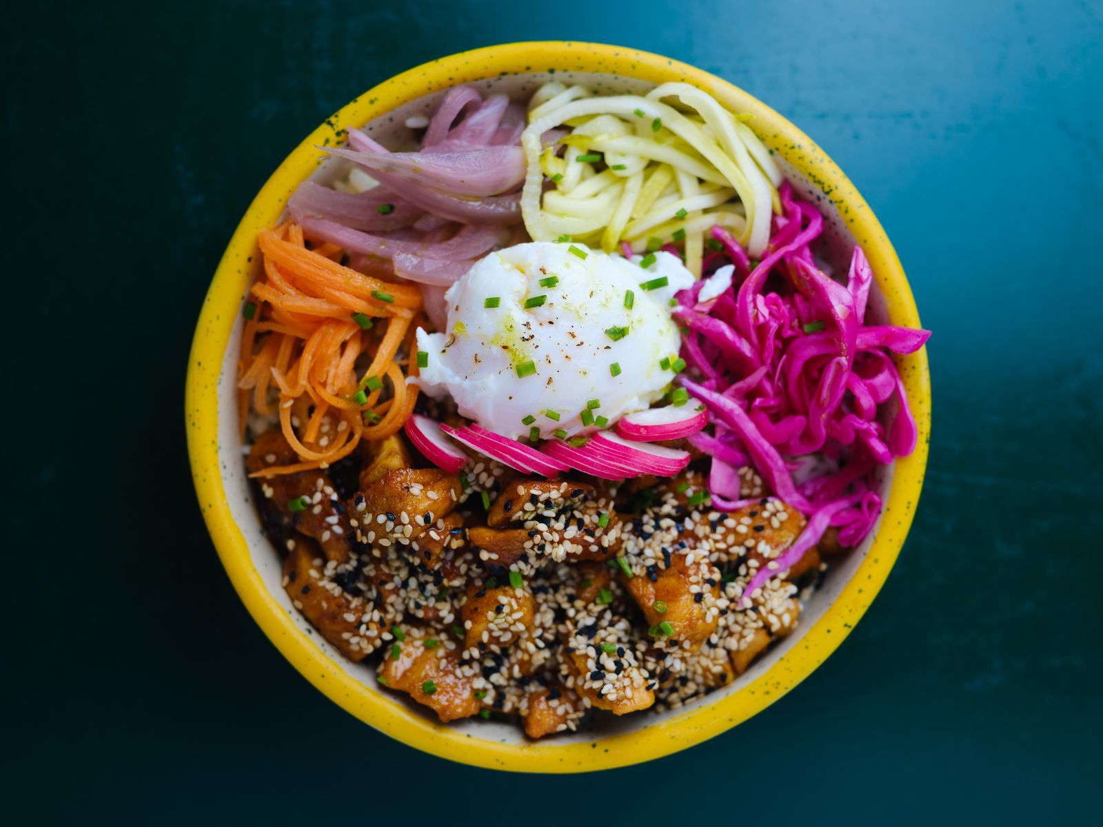 Teriyaki Chicken Poke Bowl