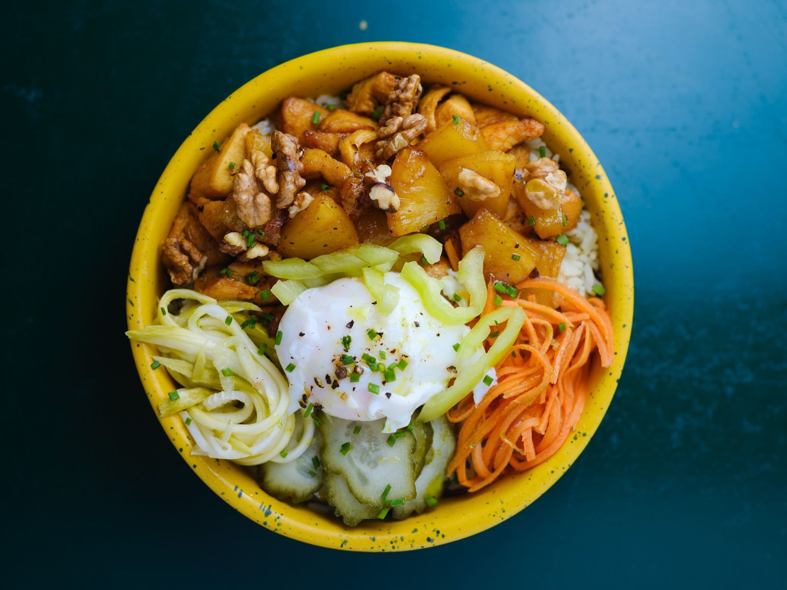 Chicken Pineapple Poke Bowl